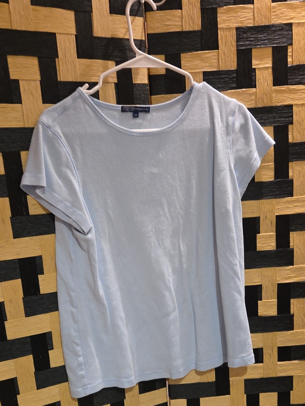 Thyme Maternity Light Blue Short Sleeve Tee